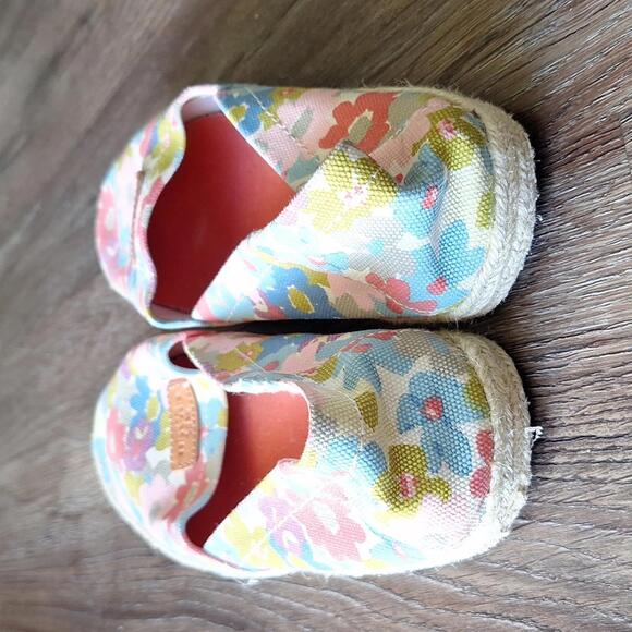 Coach Margret Canvas Floral Espadrille Slip On Flat Size 10 - Picture 3 of 8